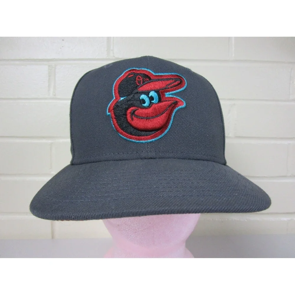 Baltimore Orioles New Era Graphite Print Undervisor 59FIFTY‎ Fitted Hat (7 3/8)